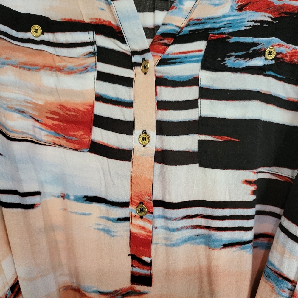 Calvin Klein Wrap Shirt - Picture 3 of 7
